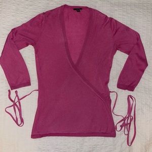 Jacob Faux-Wrap Sweater